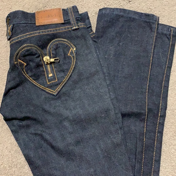 Frankie B Jeans RARE Limited Edition HEART POCKETS - Picture 5 of 6